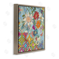 Sangita Bachelet | Circular Arabesque Pattern Floral Hummingbird