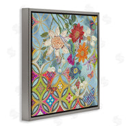 Sangita Bachelet | Circular Arabesque Pattern Floral Hummingbird