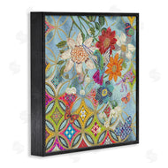 Sangita Bachelet | Circular Arabesque Pattern Floral Hummingbird