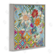 Sangita Bachelet | Circular Arabesque Pattern Floral Hummingbird