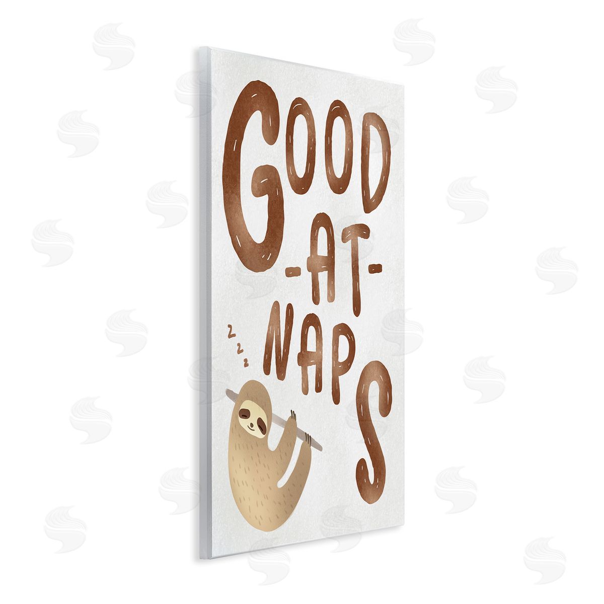 Ziwei Li Good At Naps Sloth Sleeping Wall Plaque Art