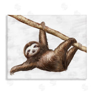 Ziwei Li | Jungle Sloth Playing Tree Branch