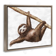 Ziwei Li | Jungle Sloth Playing Tree Branch