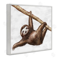Ziwei Li | Jungle Sloth Playing Tree Branch