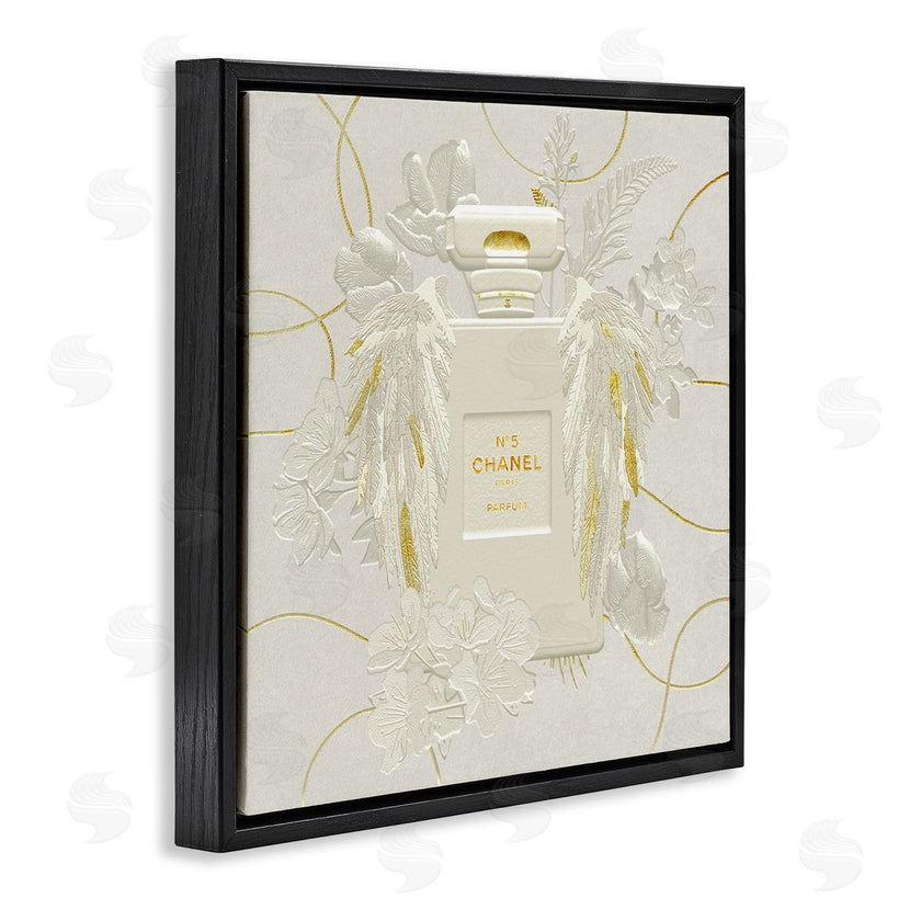 Ziwei Li | Bright Glam Fashion Bottle White Florals