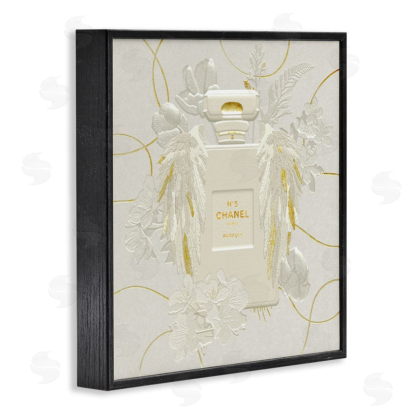 Ziwei Li | Bright Glam Fashion Bottle White Florals