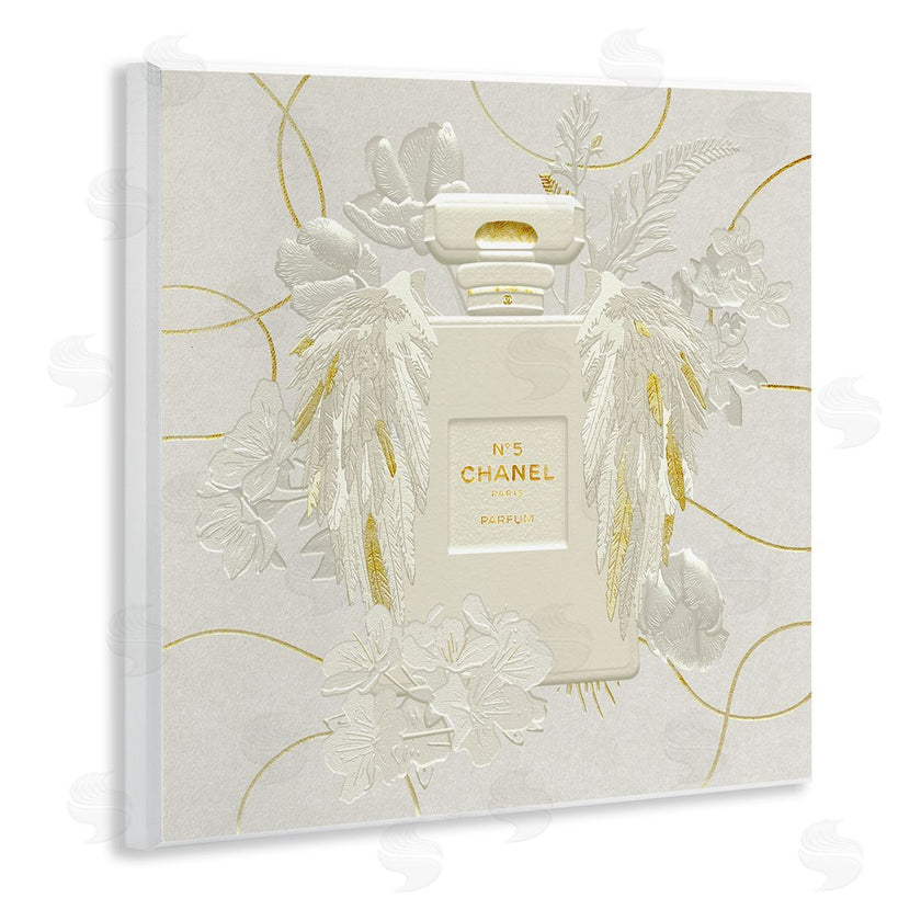 Ziwei Li | Bright Glam Fashion Bottle White Florals