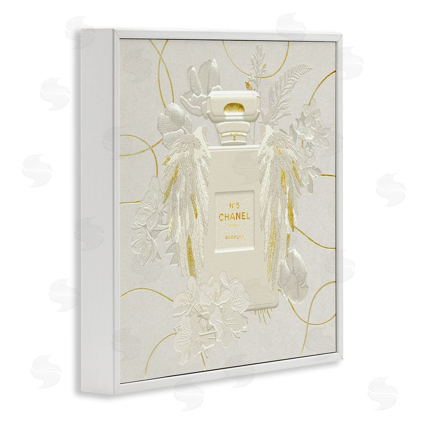 Ziwei Li | Bright Glam Fashion Bottle White Florals