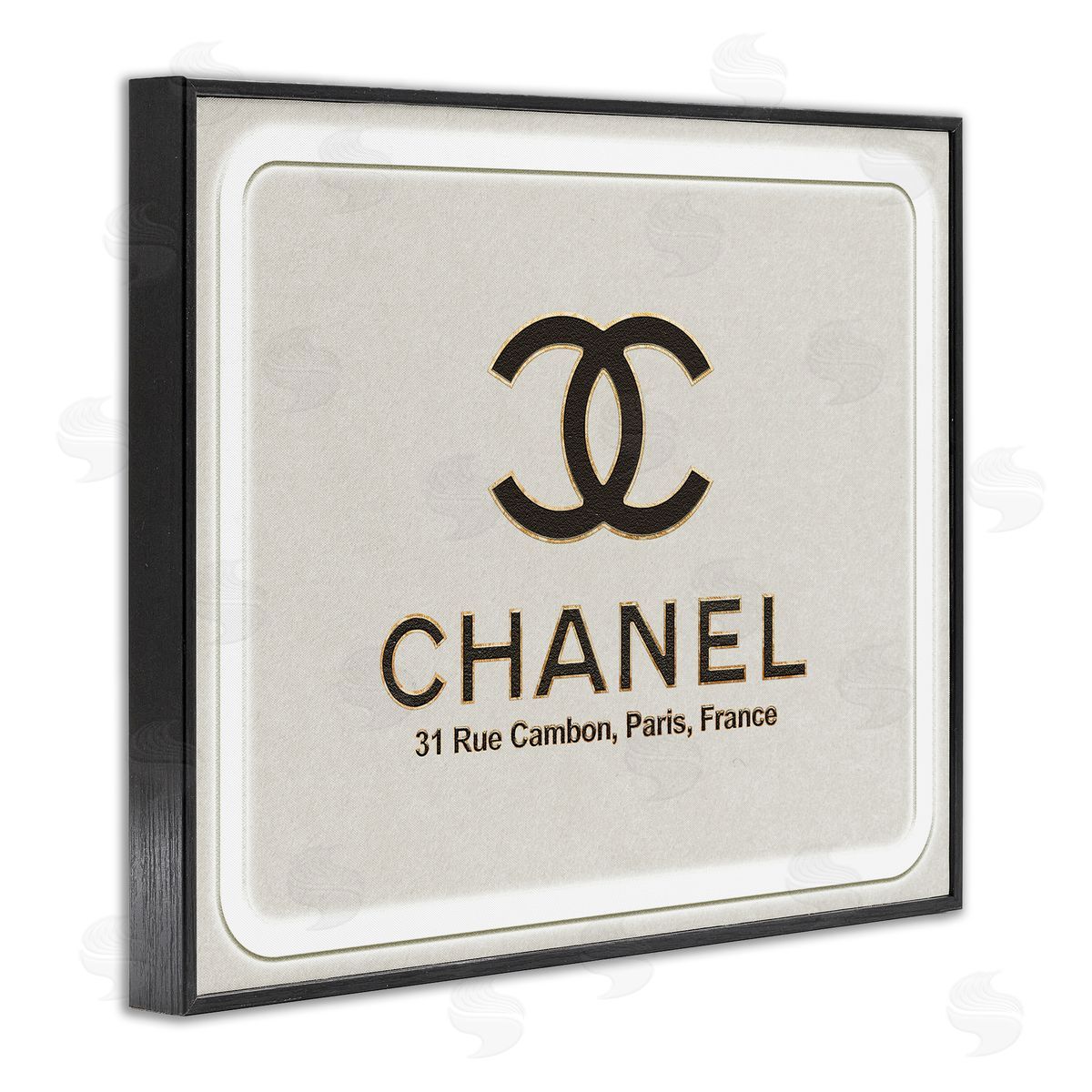Ziwei Li French Glam Fashion Designer Style Brand Black Framed Giclee Wall Art