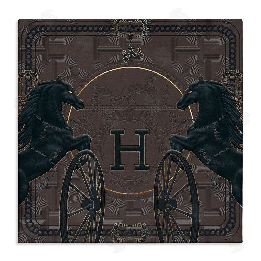Ziwei Li | Fashion Brand Horses Deep Purple Glam