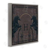 Ziwei Li | Fashion Brand Horses Deep Purple Glam