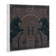 Ziwei Li | Fashion Brand Horses Deep Purple Glam