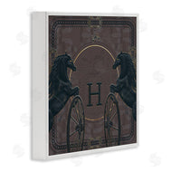 Ziwei Li | Fashion Brand Horses Deep Purple Glam