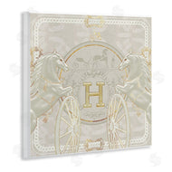 Ziwei Li | Regal Horses Fashion Brand White Gold