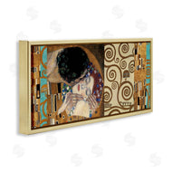 Gustav Klimt | The Kiss Traditional Klimt Painting