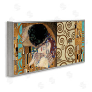 Gustav Klimt | The Kiss Traditional Klimt Painting