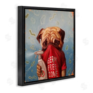 Lucia Heffernan | Pug Portrait Germ Free Zone