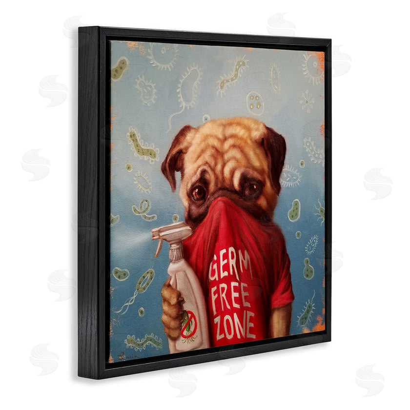 Lucia Heffernan | Pug Portrait Germ Free Zone
