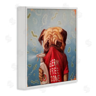 Lucia Heffernan | Pug Portrait Germ Free Zone