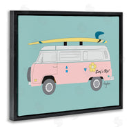 Mark Higden | Pink Beach Cruiser Van Illustration
