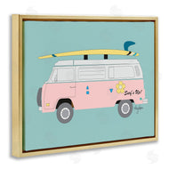 Mark Higden | Pink Beach Cruiser Van Illustration