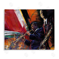 Jin G. Kam | Abstract Jazz Musicians Traditional Instruments