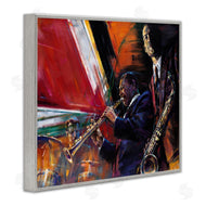 Jin G. Kam | Abstract Jazz Musicians Traditional Instruments