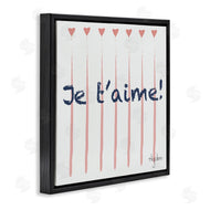 Mark Higden | French Je T'aime Pink Hearts