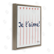 Mark Higden | French Je T'aime Pink Hearts