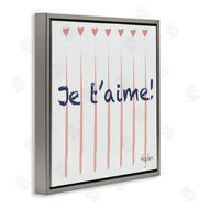 Mark Higden | French Je T'aime Pink Hearts