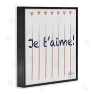 Mark Higden | French Je T'aime Pink Hearts