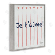 Mark Higden | French Je T'aime Pink Hearts