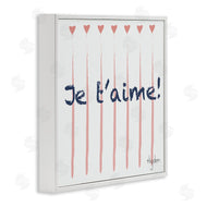 Mark Higden | French Je T'aime Pink Hearts