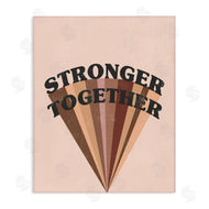 Stupell Studio | Stronger Together Skin Tone Rainbow