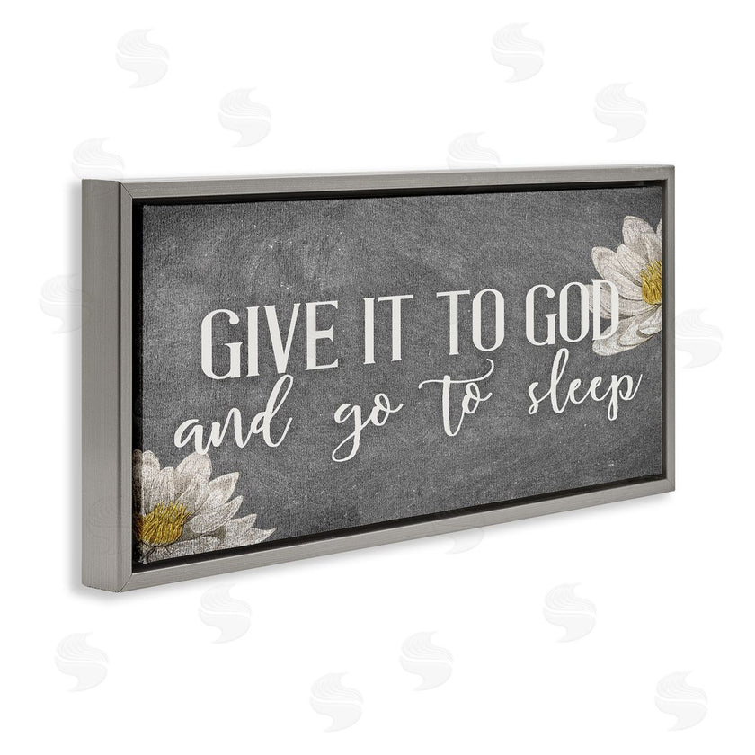 Kim Allen | Give It to God Grey Phrase