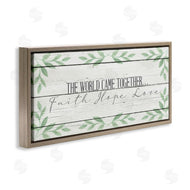 Kim Allen | Rustic Inspirational The World Came Together