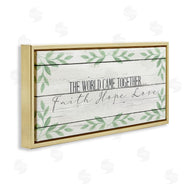 Kim Allen | Rustic Inspirational The World Came Together