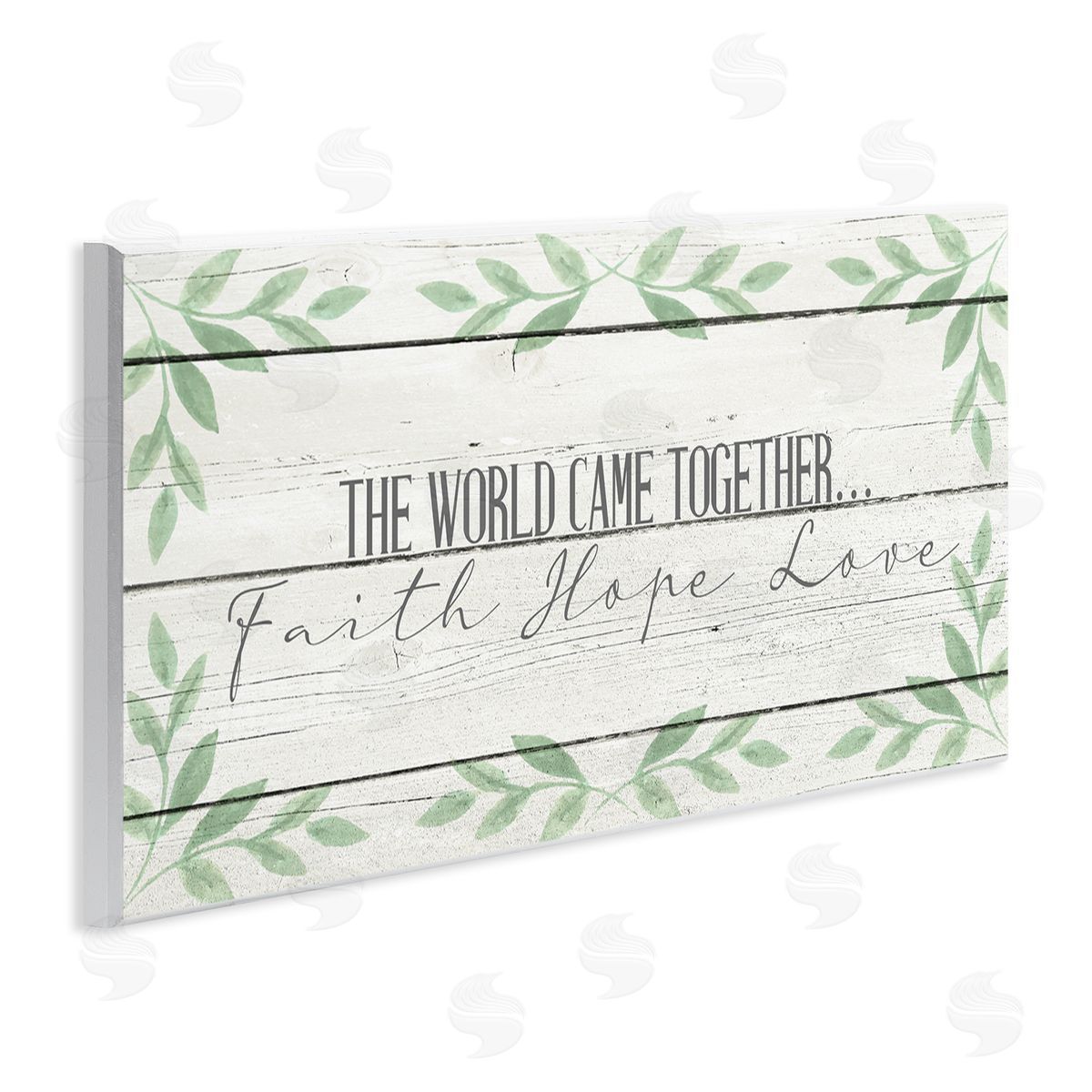 Kim Allen Rustic Inspirational The World Came Together Wall Plaque Art