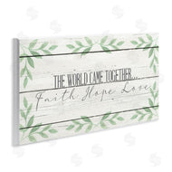 Kim Allen | Rustic Inspirational The World Came Together