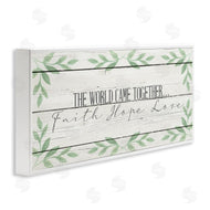 Kim Allen | Rustic Inspirational The World Came Together