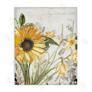 Kim Allen | Sunflower Floral over Vintage Plant