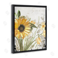 Kim Allen | Sunflower Floral over Vintage Plant