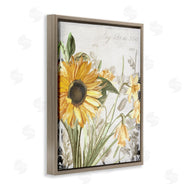 Kim Allen | Sunflower Floral over Vintage Plant