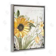 Kim Allen | Sunflower Floral over Vintage Plant