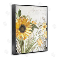 Kim Allen | Sunflower Floral over Vintage Plant