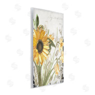 Kim Allen | Sunflower Floral over Vintage Plant