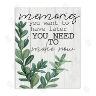 Kim Allen | Make Memories Now Rustic Green Plant