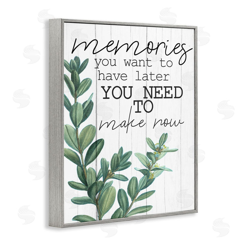 Kim Allen | Make Memories Now Rustic Green Plant