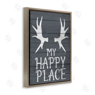 Kim Allen | Rustic My Happy Place Antlers