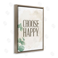Kim Allen | Choose Happy Green Leaves Neutral